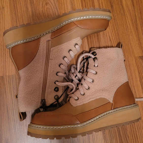 🎯nwt universal thread cognac courtney lace up boot - Picture 7 of 10